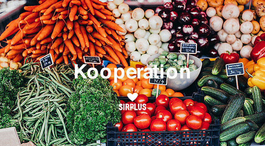 Kooperation mit SirPlus - Die Lebensmittelretter