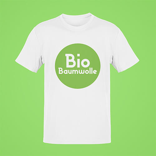 T-Shirts aus Bio-Baumwolle zum Bedrucken